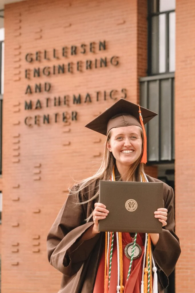 Image for news story: Electrical Engineer Kallie Lyon ’20 Discovers Her Path Forward