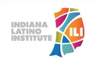 Indiana Latino Institute logo featuring a colorful Indiana state shape and "ILI" initials inside, symbolizing resources and support for the Latino community.