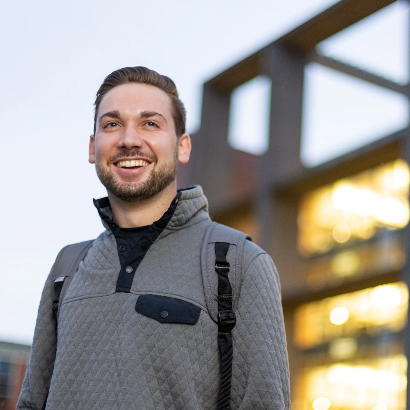 Image for news story: Outcomes in Action: Anthony Luciano ’22 Illuminates Pathways for Future Beacons