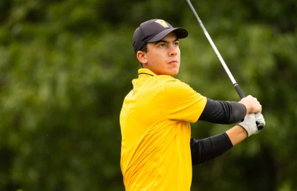 Image for news story: Pro Golf and Biostatistics: Caleb VanArragon ’23, ’24 M.S., Meets Graduation With Countless Open Doors