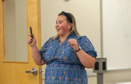 Image for news story: Grounded in Empathy, We Radiate Leadership | The Story of Aly Kinzie ’19, ’20 MHCA