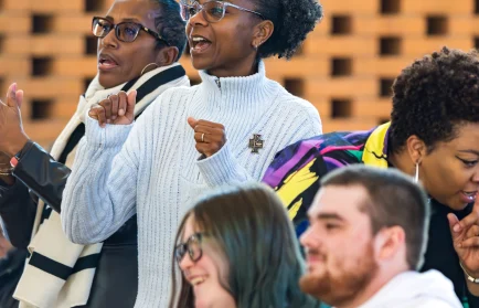 Image for news story: Valparaiso University Students, Faculty and Staff Celebrate MLK Day 2025