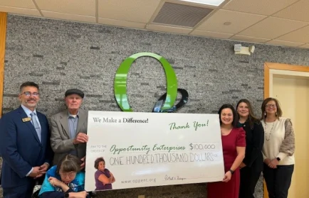 Image for news story: $100,000 Donation Boosts Valparaiso University Partnership with Opportunity Enterprises
