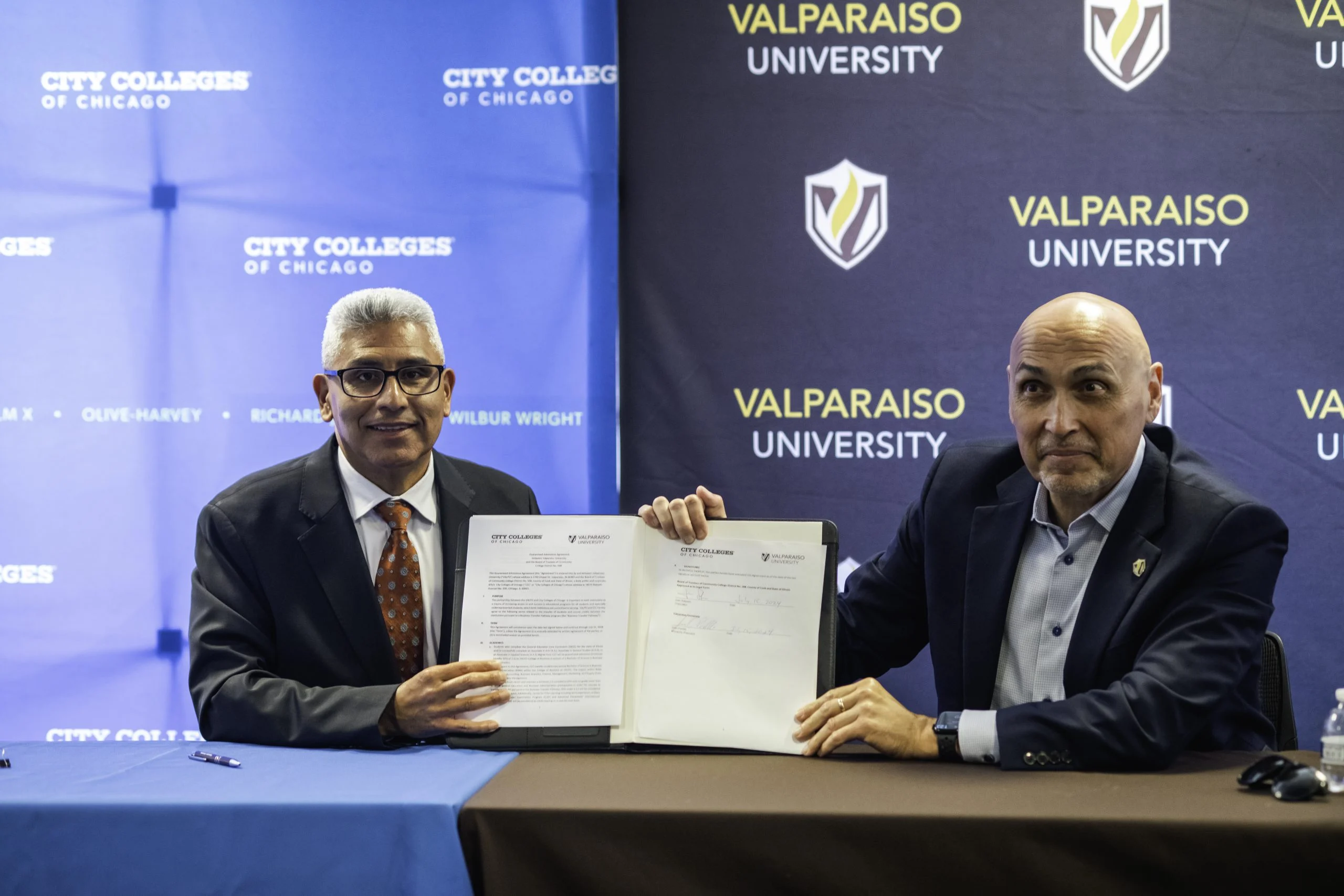 Image for news story: City Colleges of Chicago and Valparaiso University Announce a guaranteed Admission Agreement