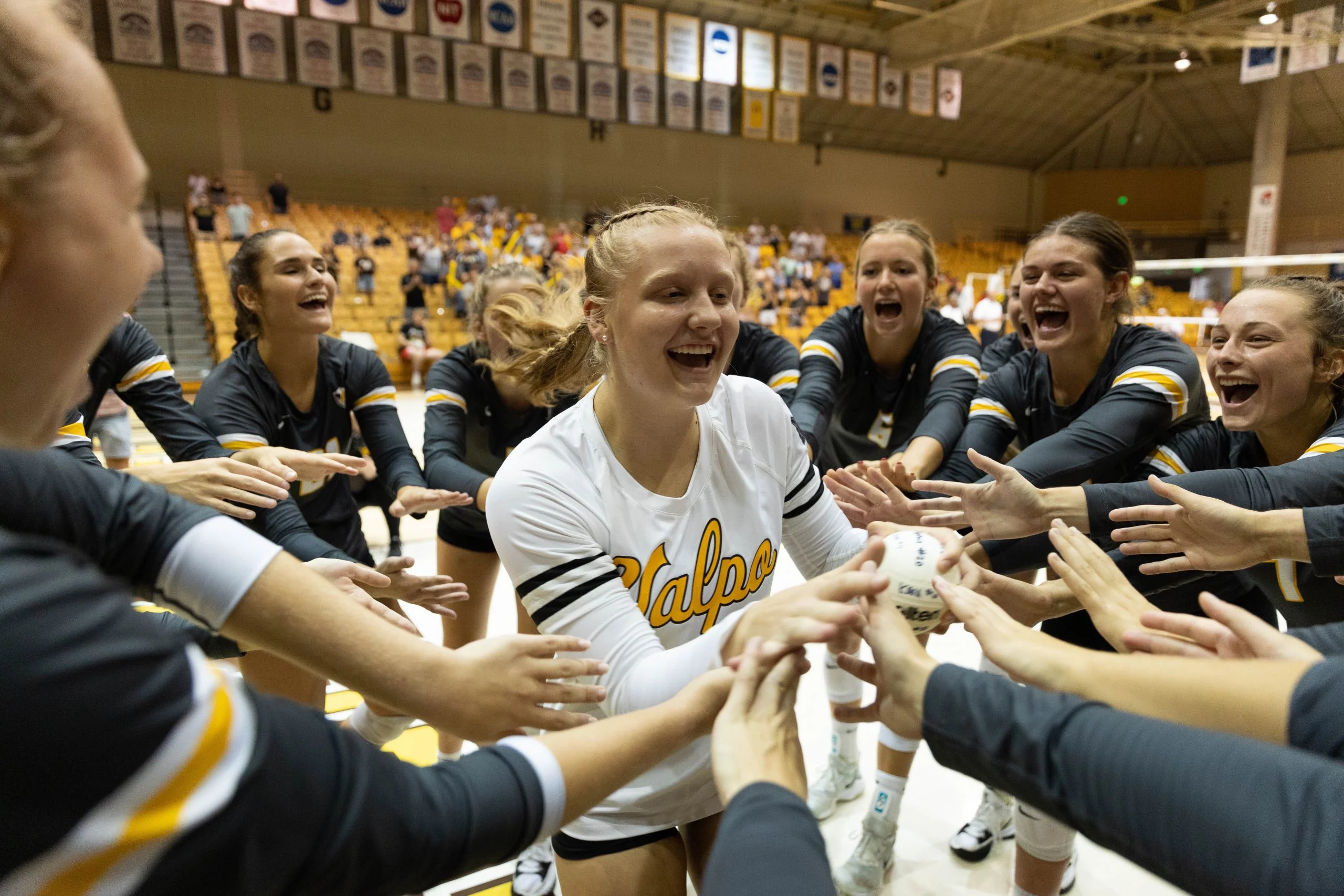 Image for news story: Emma Hickey ’26 Serves Joy and Teamwork as a Student-Athlete