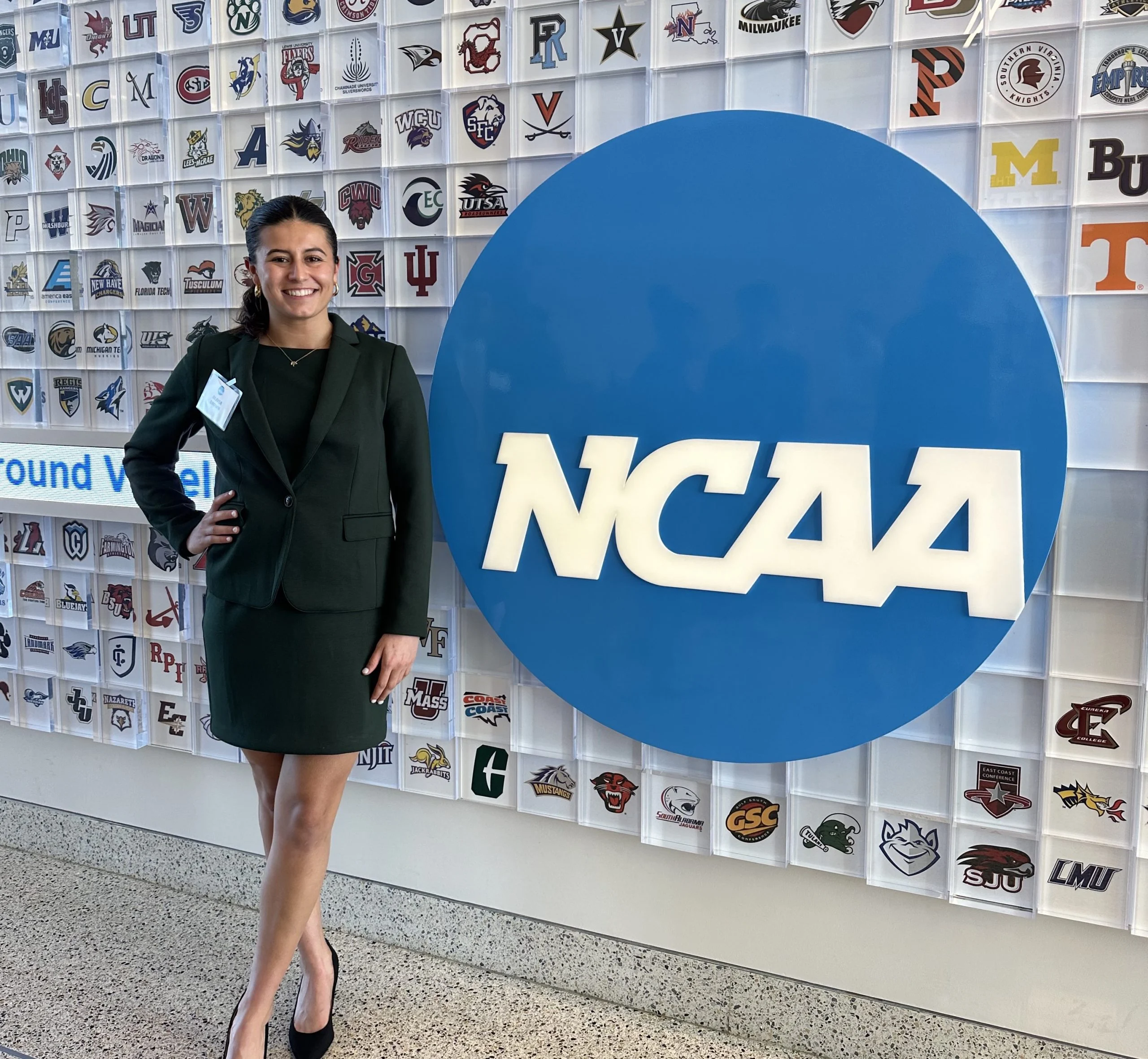Image for news story: Olivia Brown ’23, ’24 MBA, Makes a Name For Herself On and Off The Court