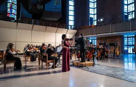 Image for news story: Valparaiso University Student Builds Connection and Confidence Through Music