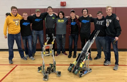 Image for news story: Valparaiso University Robotics Team Qualifies for World Championship in First Season