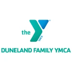 The Duneland Family YMCA logo with "the Y" and text underneath on a white background, highlighting support from TEPC Partners.