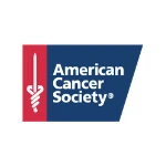 American Cancer Society logo with a sword and text on a blue and red background, highlighting TEPC as proud Partners in the fight against cancer.