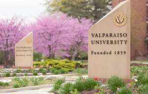 Valparaiso University Campus Sign